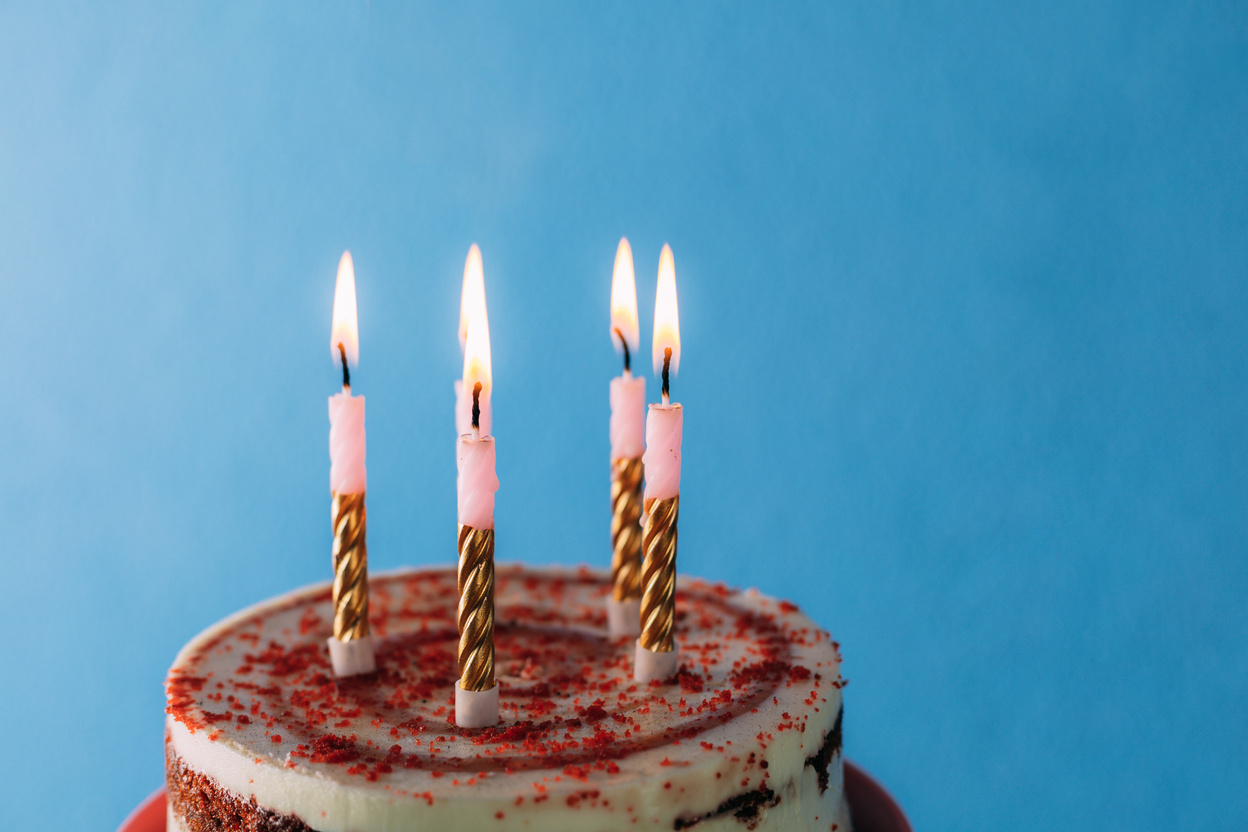 Candles on a Birthday Cake