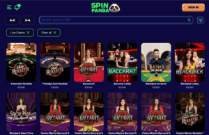live casino spin panda