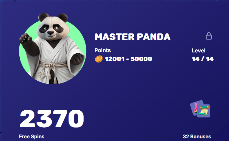 loyalty spin panda casino